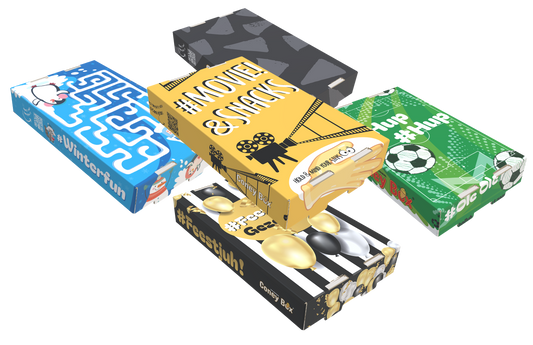 Bundel A van 5 | Snackhouder voor Bugle achtige chips & Danish Chef