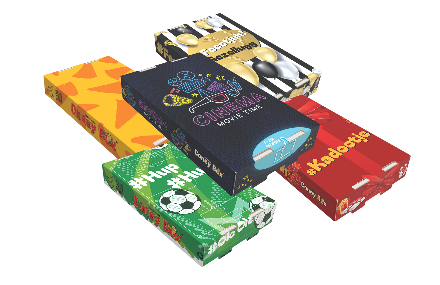 Bundel B van 5 | Snackhouder voor Bugle achtige chips & Danish Chef