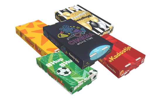 Bundel B van 5 | Snackhouder voor Bugle achtige chips & Danish Chef